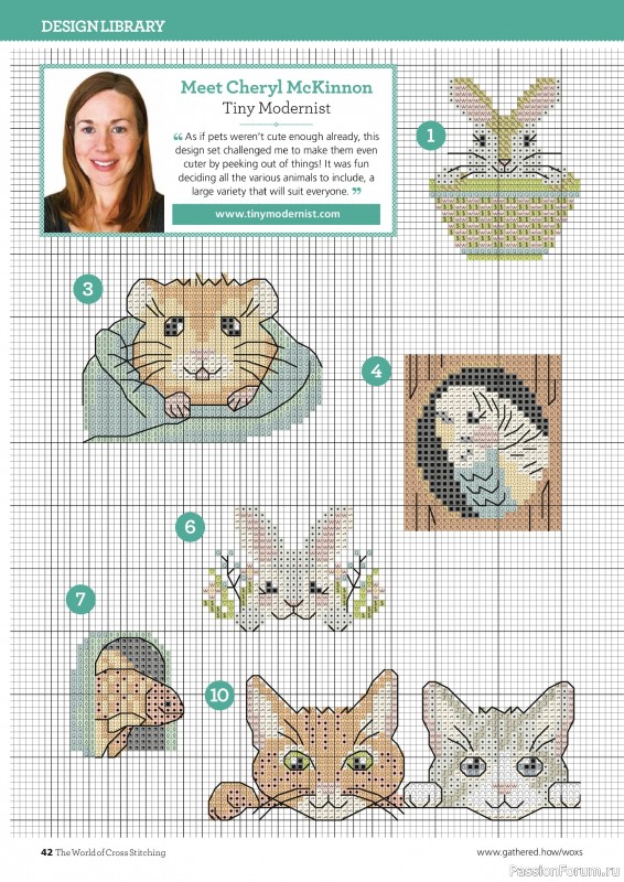 Коллекция вышивки в журнале &laquo;The World of Cross Stitching №371 2026&raquo;