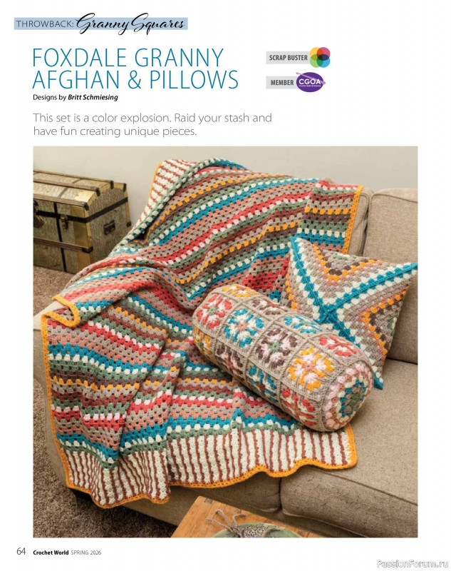 Вязаные проекты крючком в журнале &laquo;Crochet World - Spring 2026&raquo;
