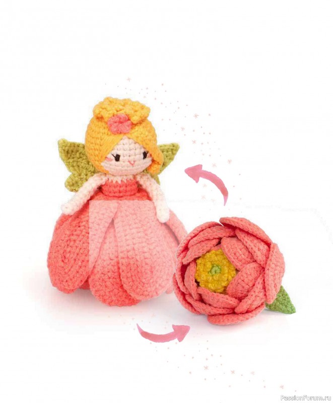 Вязаные проекты в книге «Reversible Amigurumi»