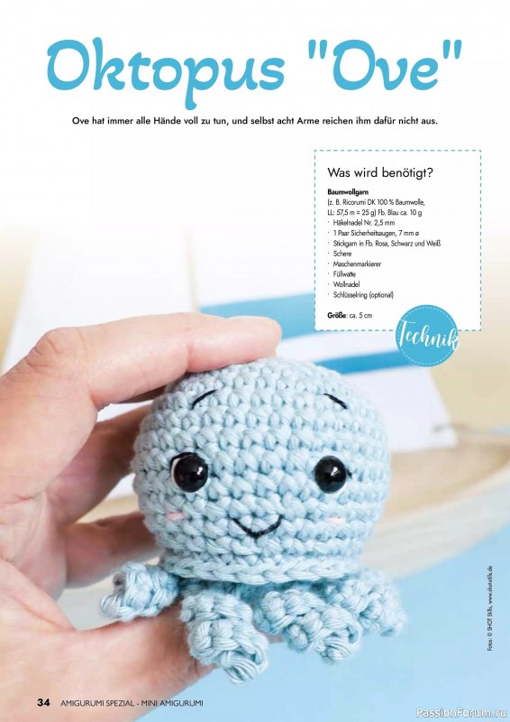 Вязаные проекты в журнале «Amigurumi Spezial - Mini №2 2025»