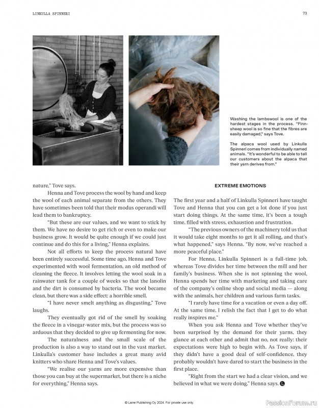 Вязаные проекты в журнале &laquo;Laine Nordic Knits 2024&raquo;