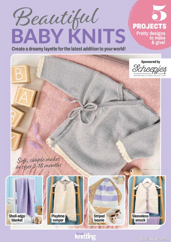 Вязаные проекты в журнале «Simply Knitting №280 2026»