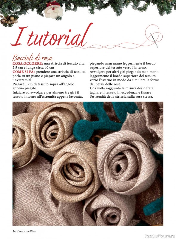 Коллекция проектов для рукодельниц в журнале «Creare Con Elisa №12 2025»