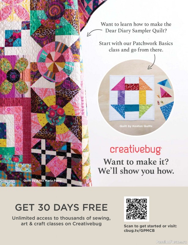 Коллекция проектов для рукодельниц в журнале «Love of Quilting - Summer 2026»