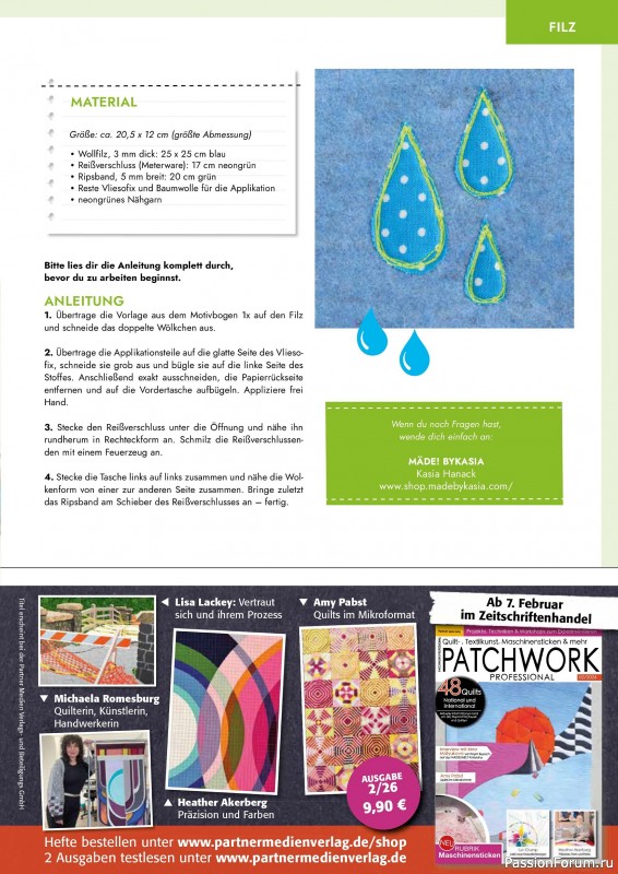 Коллекция проектов для рукодельниц в журнале &laquo;Patchwork Magazin Spezial №51 2026&raquo;