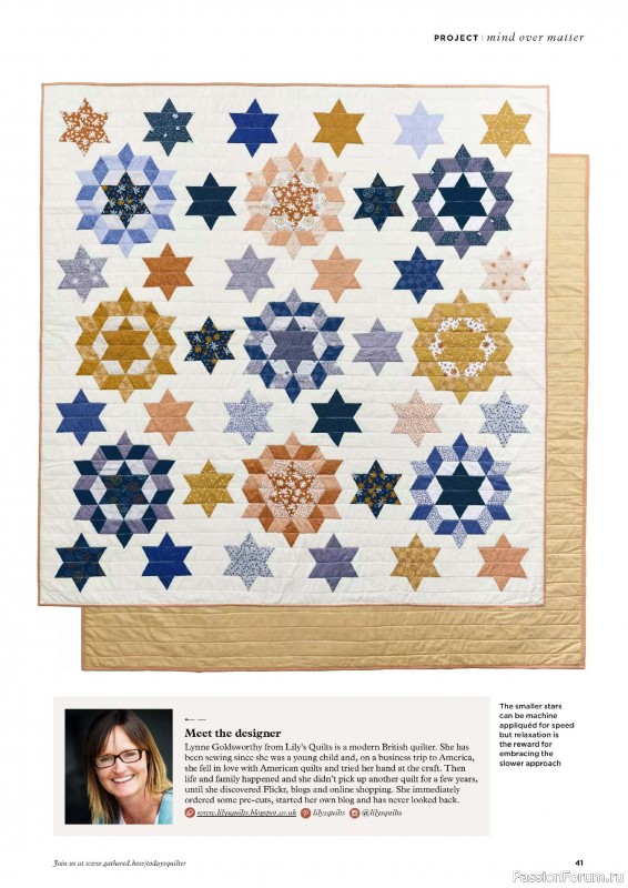 Коллекция проектов для рукодельниц в журнале «Todays Quilter №126 2025»