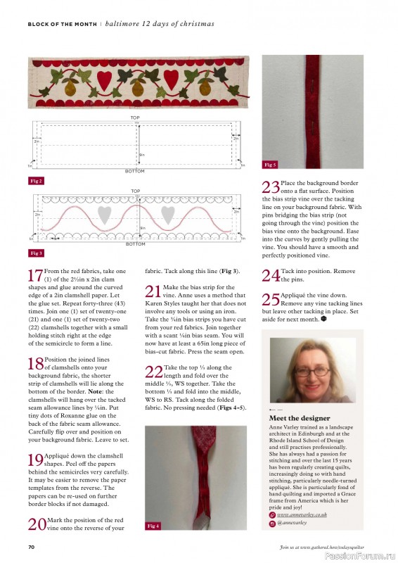 Коллекция проектов для рукодельниц в журнале «Todays Quilter №130 2025»