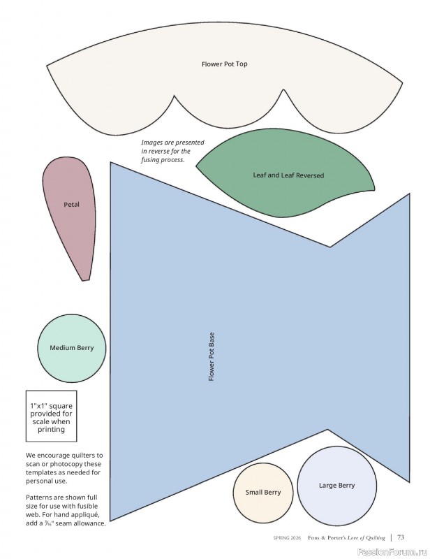 Коллекция проектов в журнале &laquo;Fons & Porter's Love of Quilting - Spring 2026&raquo;
