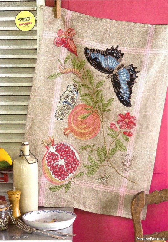 Коллекция вышивки в журнале &laquo;Creation Point de Croix №116 2026&raquo;