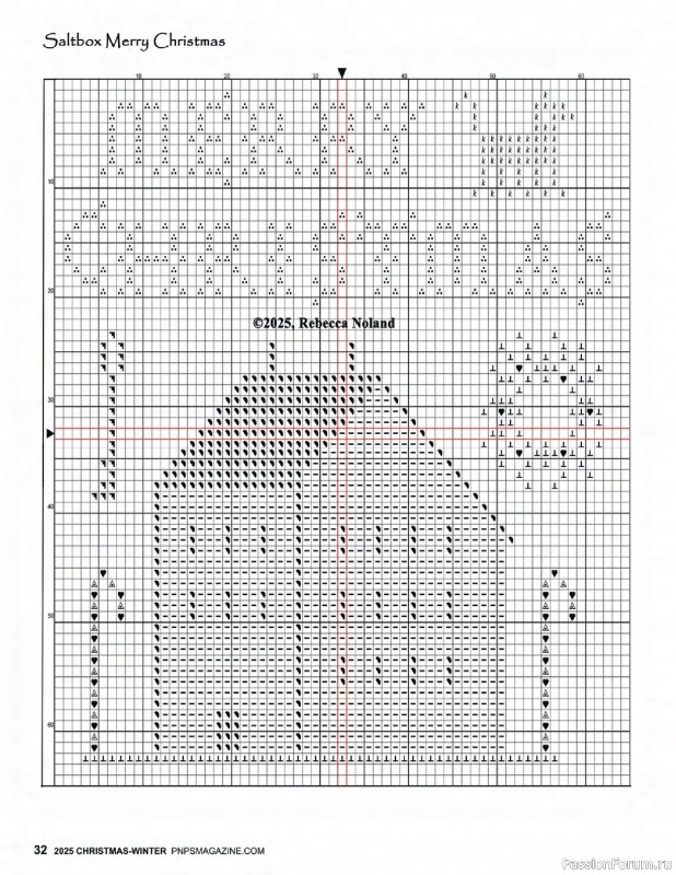 Коллекция вышивки в журнале «Punch Needle & Primitive Stitcher - Winter 2025»