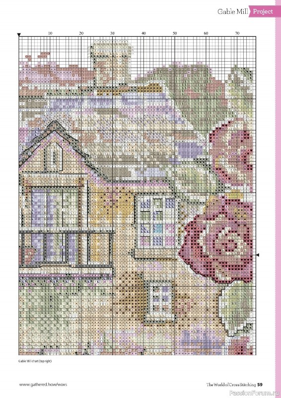 Коллекция вышивки в журнале «The World of Cross Stitching №322 2022»