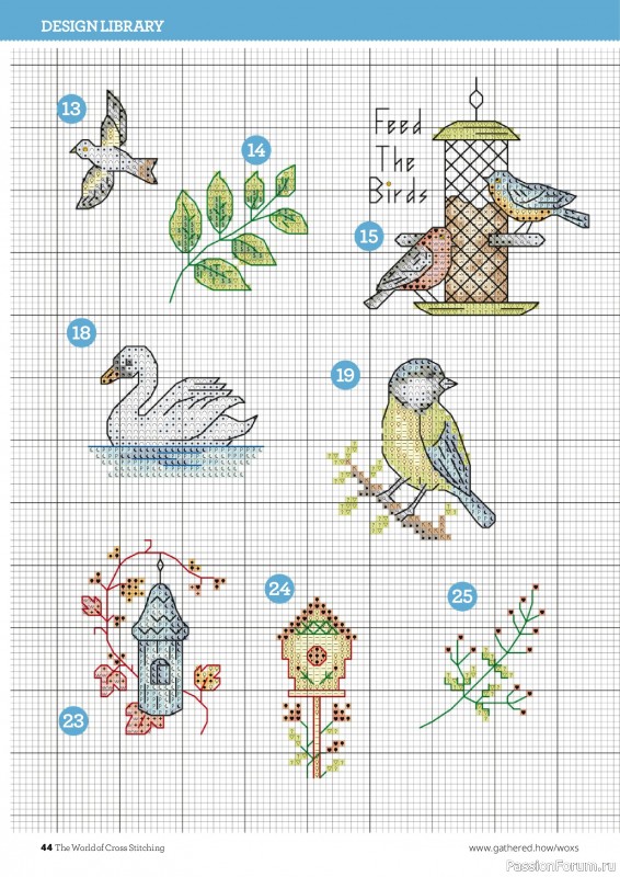 Коллекция вышивки в журнале &laquo;The World of Cross Stitching №377 2026&raquo;