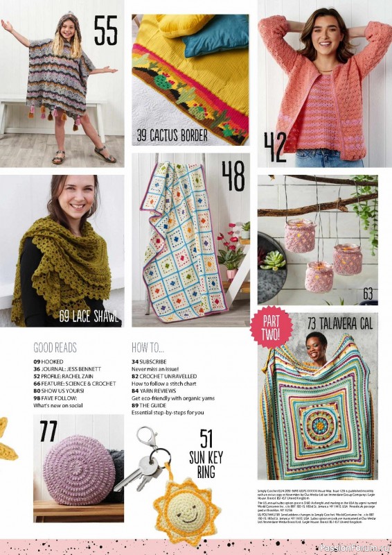 Вязаные модели крючком в журнале «Simply Crochet №123 2022»