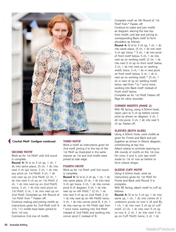 Вязаные модели спицами в журнале &laquo;Australian Knitting &ndash; Vol.17 №4 2026&raquo;