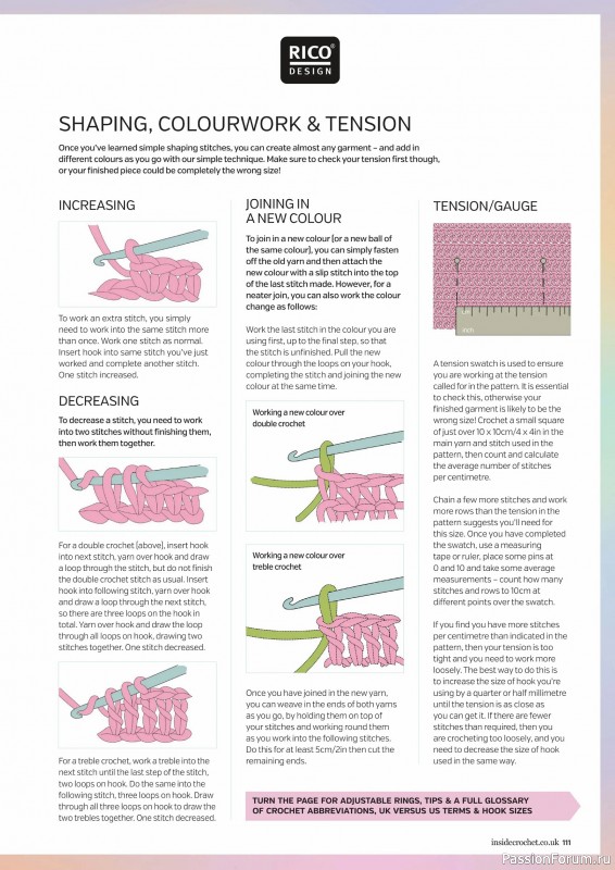 Вязаные проекты крючком в журнале &laquo;Inside Crochet №185 2025&raquo;