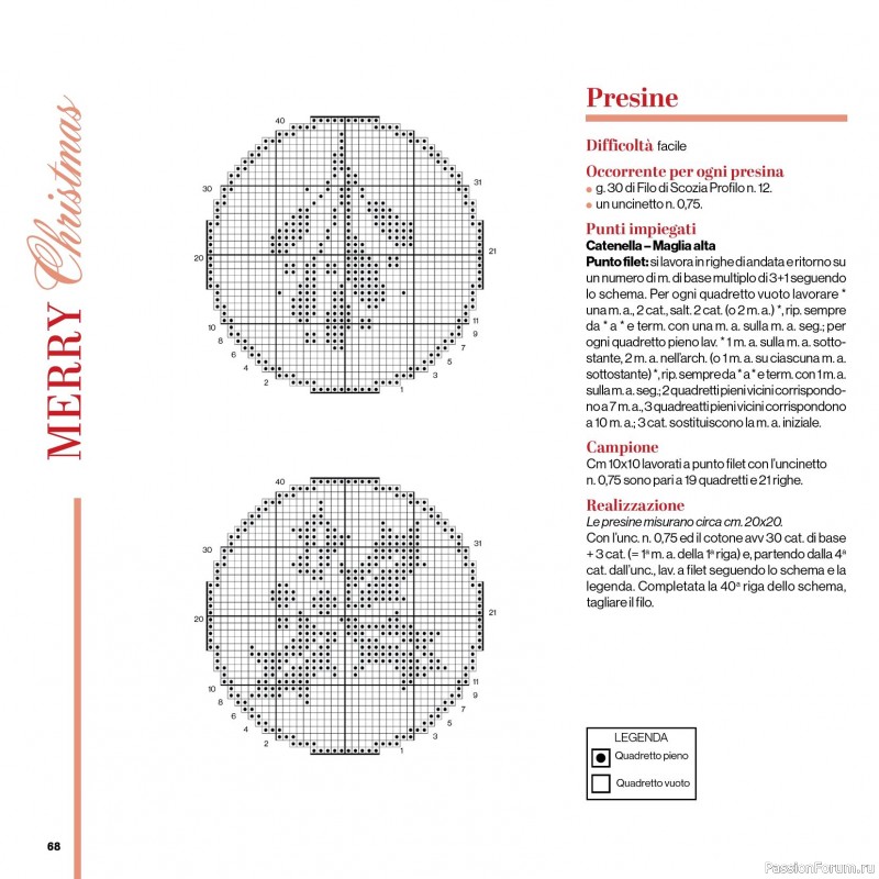 Вязаные проекты крючком в журнале «Profilo Filet Speciale №2 2025»