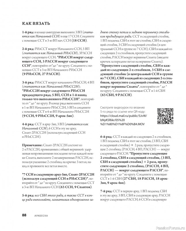 Вязаные проекты в книге &laquo;Ажурное вязание крючком&raquo;