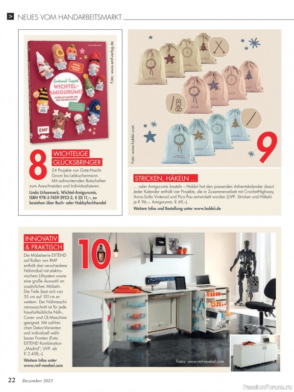 Коллекция проектов для рукодельниц в журнале «Anna №12 2025»