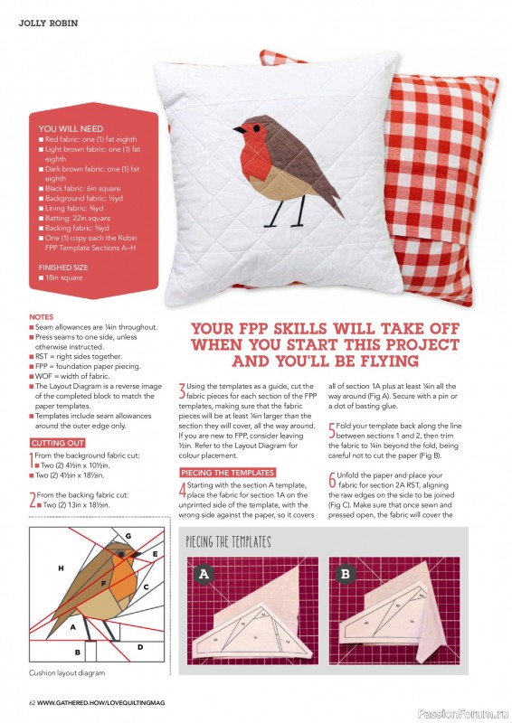 Коллекция проектов для рукодельниц в журнале &laquo;Love Patchwork & Quilting №159 2026&raquo;