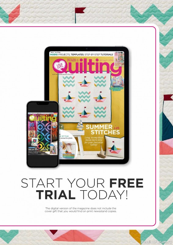 Коллекция проектов для рукодельниц в журнале &laquo;Love Patchwork & Quilting №166 2026&raquo;