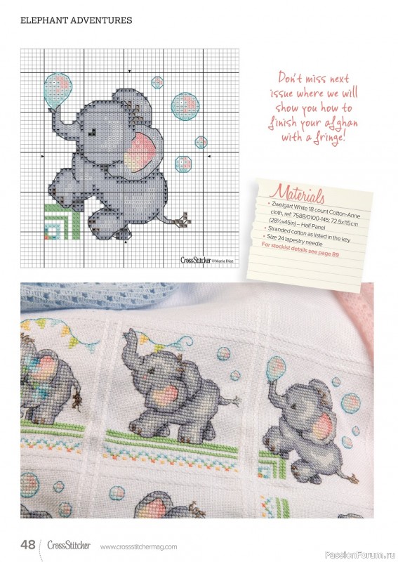 Коллекция вышивки крестиком в журнале «CrossStitcher №382 2022»