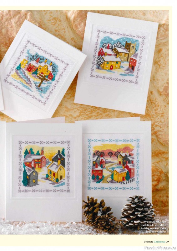 Коллекция вышивки в журнале «Ultimate CrossStitch – Christmas 2026»