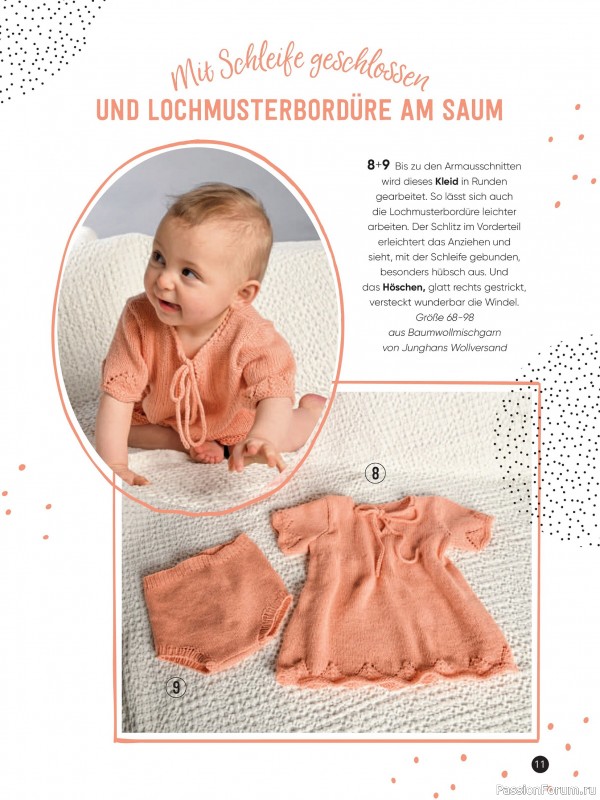 Вязаные модели для детей в журнале «Baby Maschenmode №69 2026»