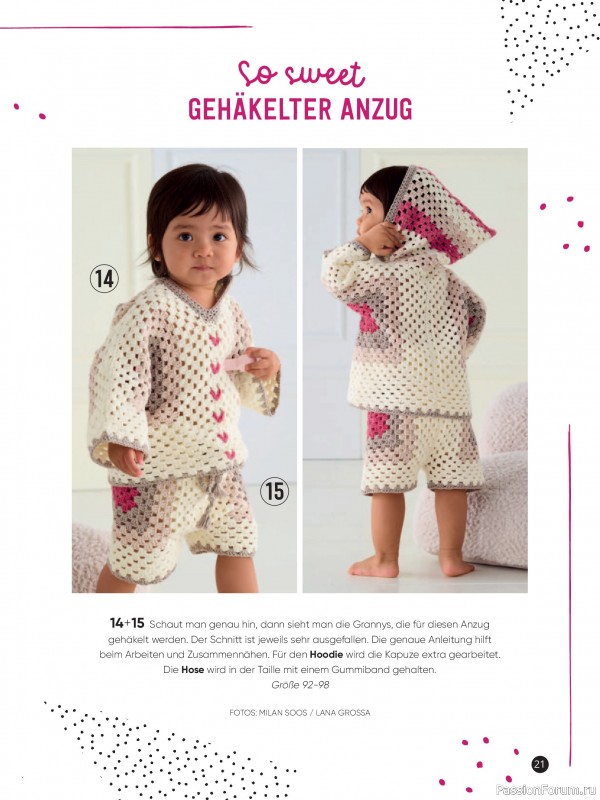 Вязаные модели для детей в журнале «Kinder Maschenmode №3 2026»