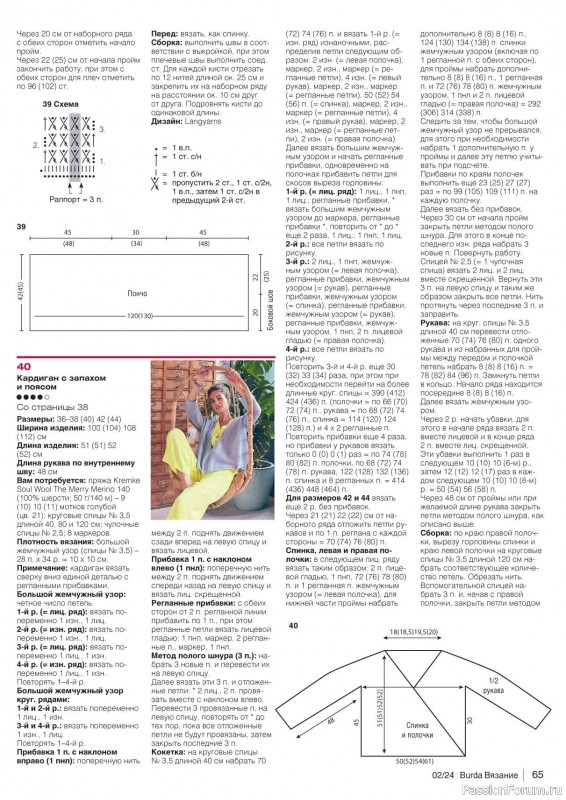 Вязаные модели в журнале «B-Вязание №2 2024»