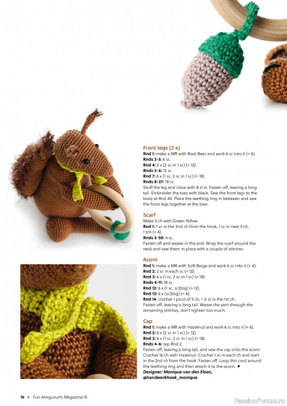 Вязаные проекты крючком в журнале «Fun Amigurumi Magazine №15 2025»