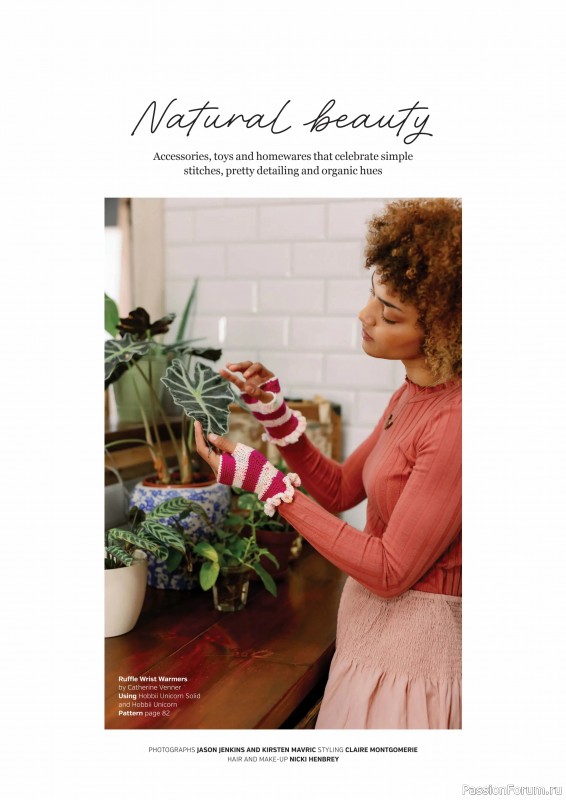 Вязаные проекты крючком в журнале «Inside Crochet №182 2025»