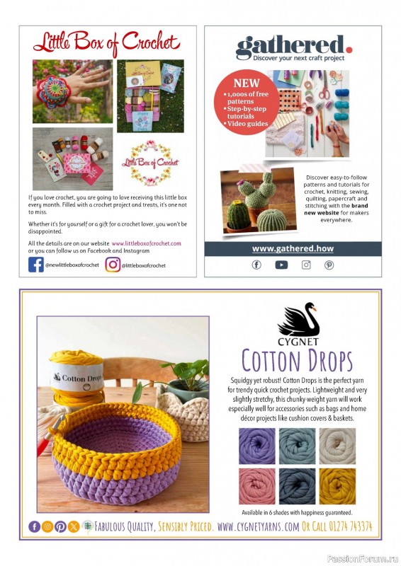 Вязаные проекты крючком в журнале «Simply Crochet №148 2024»