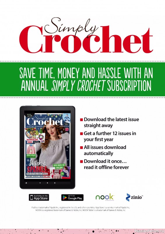 Вязаные проекты крючком в журнале «Simply Crochet №169 2025»