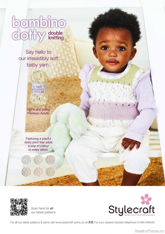 Вязаные проекты крючком в журнале «Simply Knitting №270 2025»