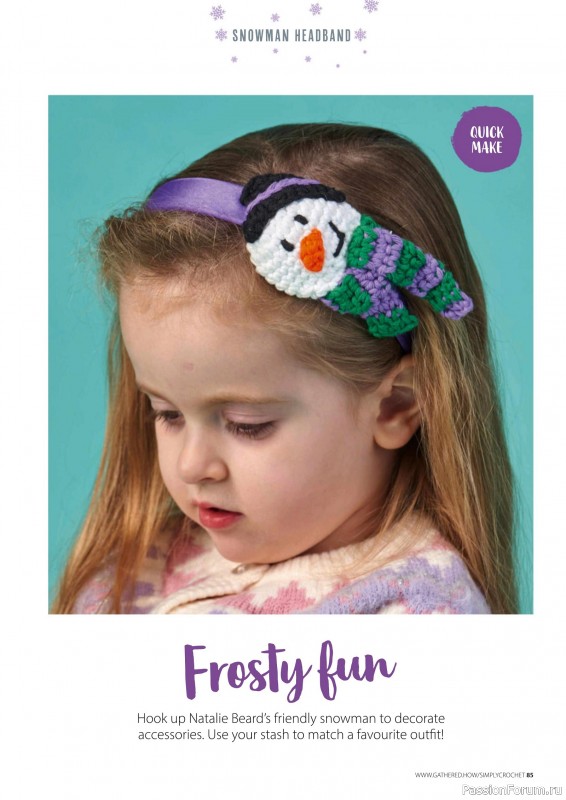 Вязаные проекты крючком в журнале «Your Crochet Christmas - 2025»