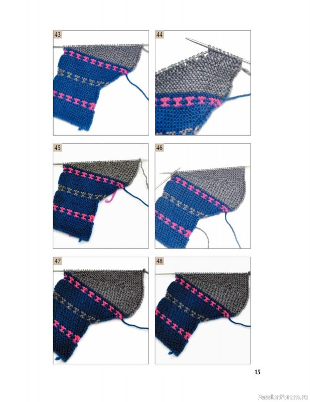 Вязаные проекты в книге «Вяжем спицами домашнюю обувь».