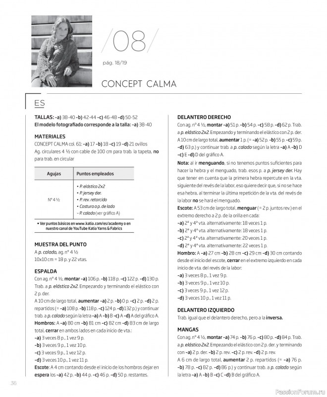 Вязаные проекты в журнале «Concept by Katia All Seasons №7 2026». Часть 1