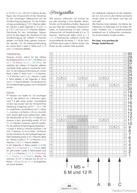 Вязаные проекты в журнале &laquo;Einfach Stricken №7 2026&raquo;