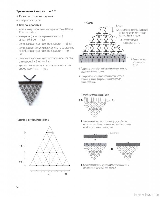 Коллекция проектов для рукодельниц в книге &laquo;Японское ажурное макраме&raquo;