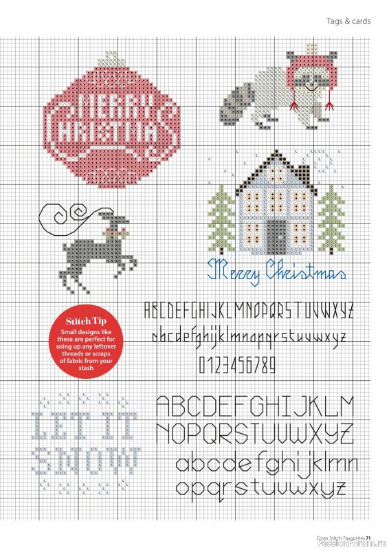 Коллекция вышивки в журнале «Cross Stitch Favourites - Christmas 2023»