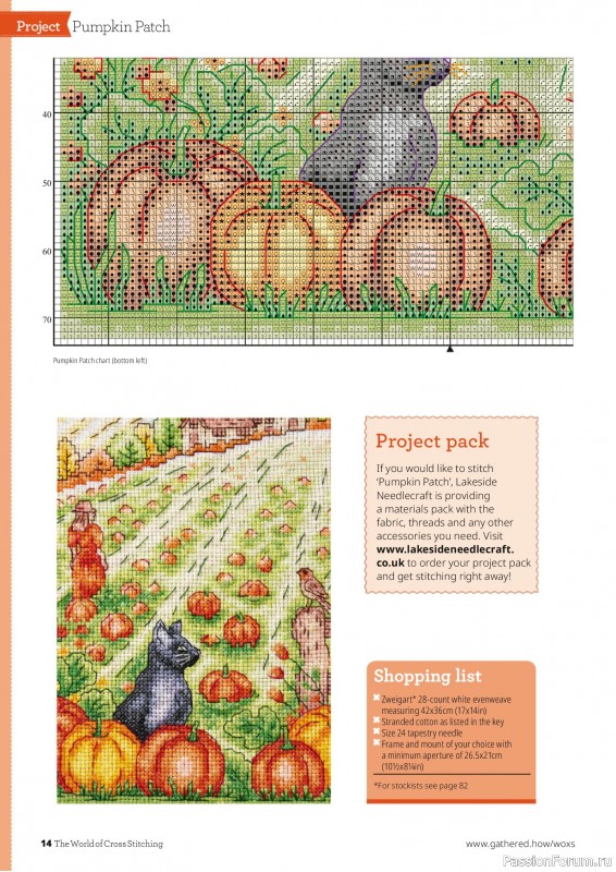 Коллекция вышивки в журнале &laquo;The World of Cross Stitching №377 2026&raquo;
