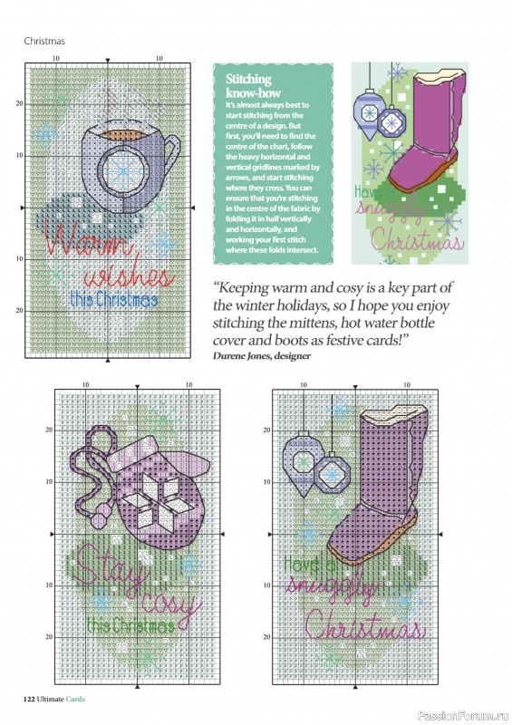 Коллекция вышивки в журнале «Ultimate CrossStitch – Cards 2026»