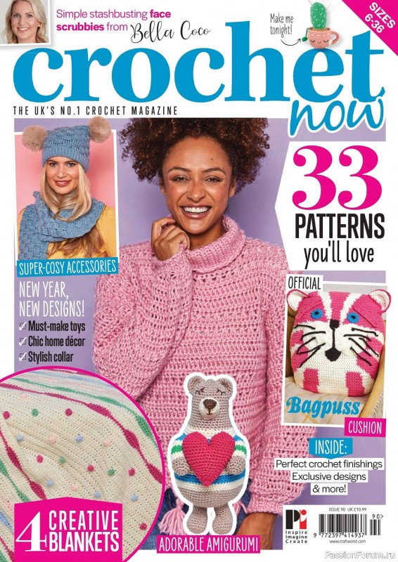 Вязаные проекты крючком в журнале «Crochet Now №90 2023»