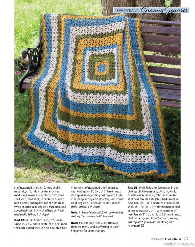Вязаные проекты крючком в журнале &laquo;Crochet World - Spring 2026&raquo;