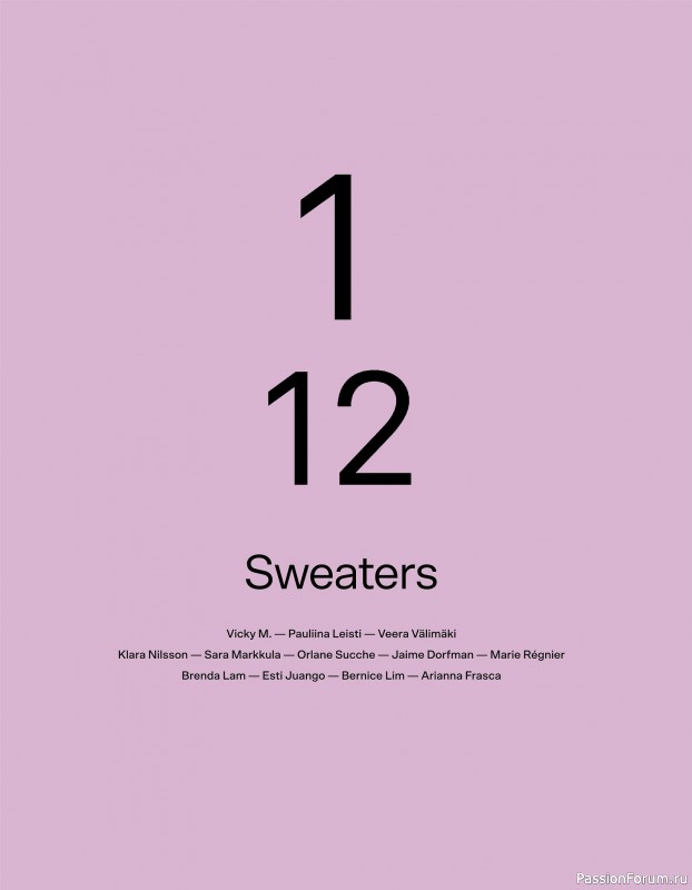 Вязаные проекты в книге «52 Weeks of Chunky Knits».