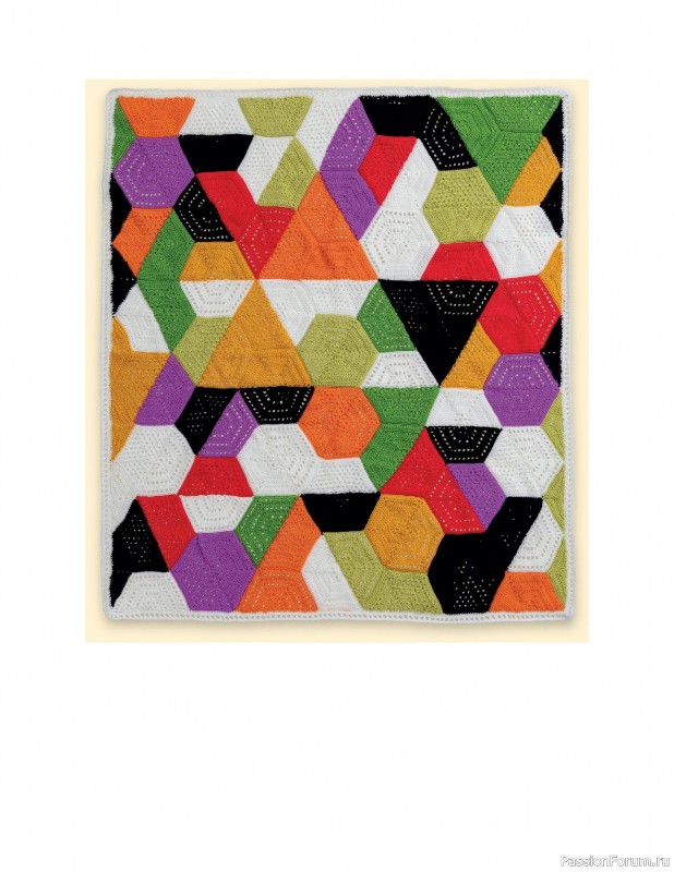 Вязаные проекты в книге «Crochet Modular Blankets»