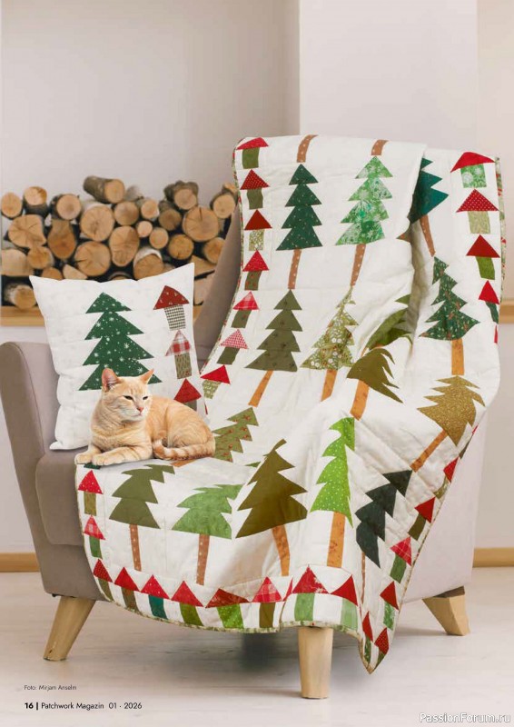 Коллекция проектов для рукодельниц в журнале «Patchwork das Magazin №1 2026»