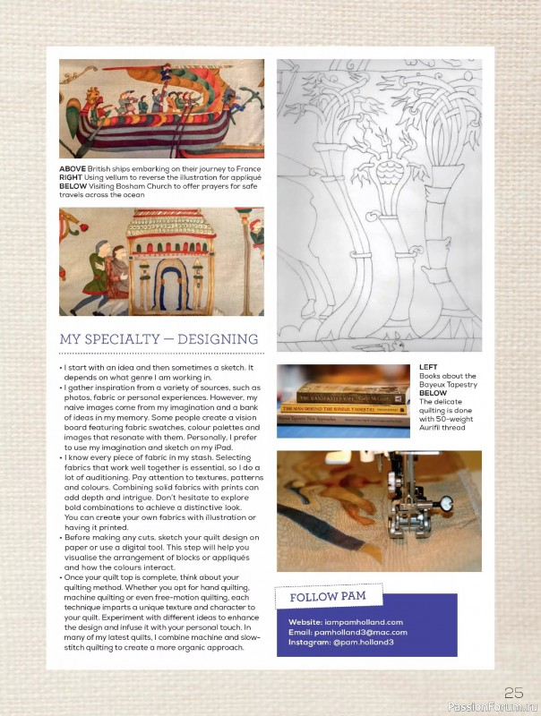 Коллекция проектов для рукодельниц в журнале «Quilters Companion №136 2025»