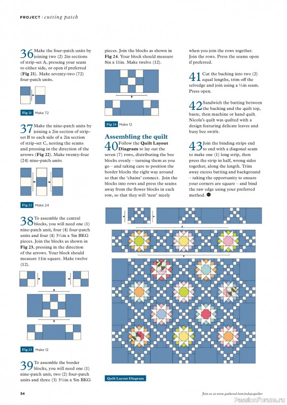 Коллекция проектов для рукодельниц в журнале «Todays Quilter №137 2025»