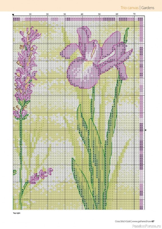 Коллекция вышивки в журнале «Cross Stitch Gold - Floral Collection 2023»